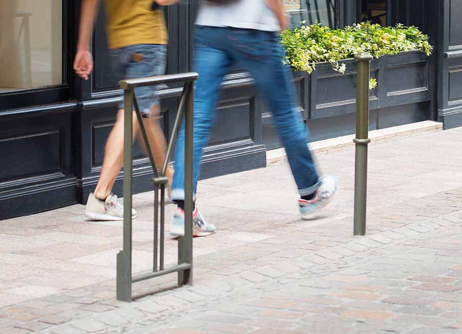 Barrière AGORA conçu et fabriqué par Aréa mobilier urbain