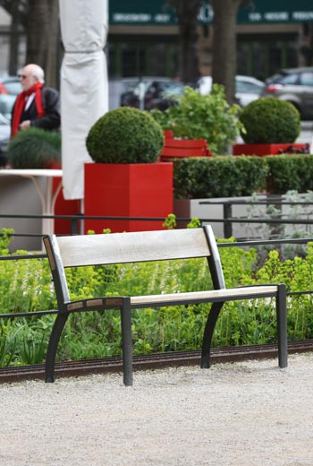 Area - Bench with backrest - Athéna