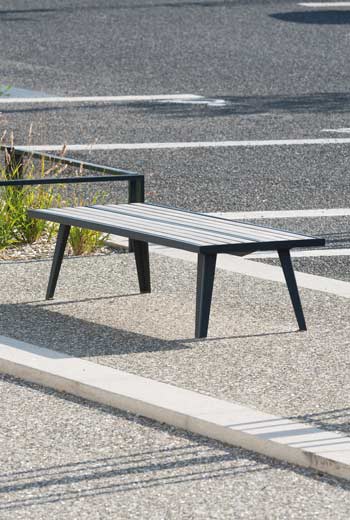 Area - Backless bench - Atlanta bois