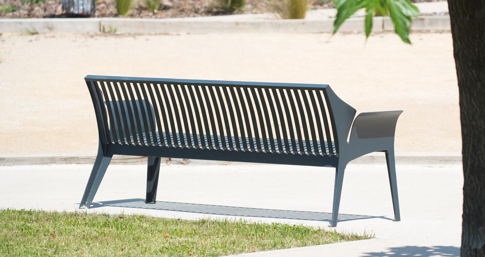 Area - Bench with backrest - Vancouver
