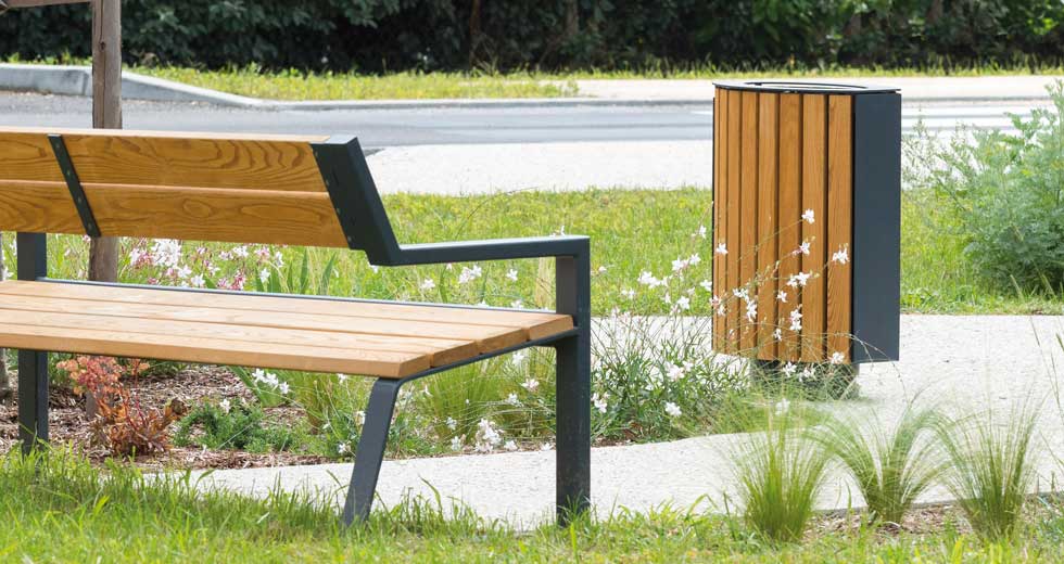 Area - Litter receptacle - BAMBOU