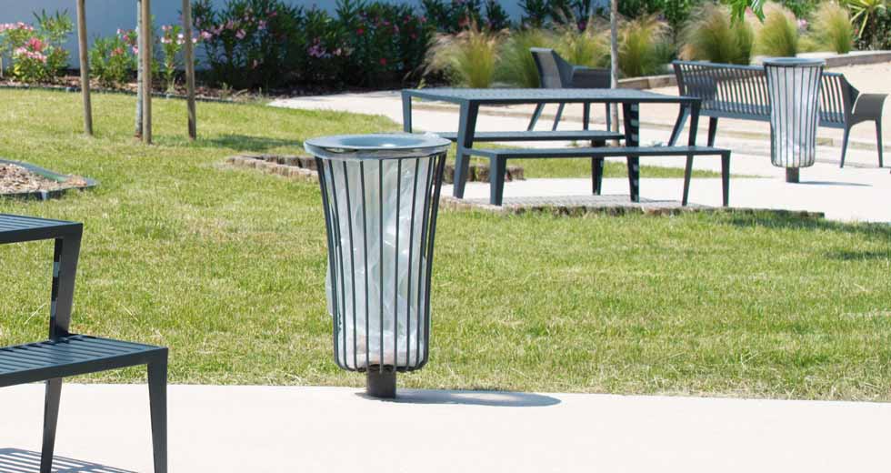 Area - Litter receptacle - Narcisse