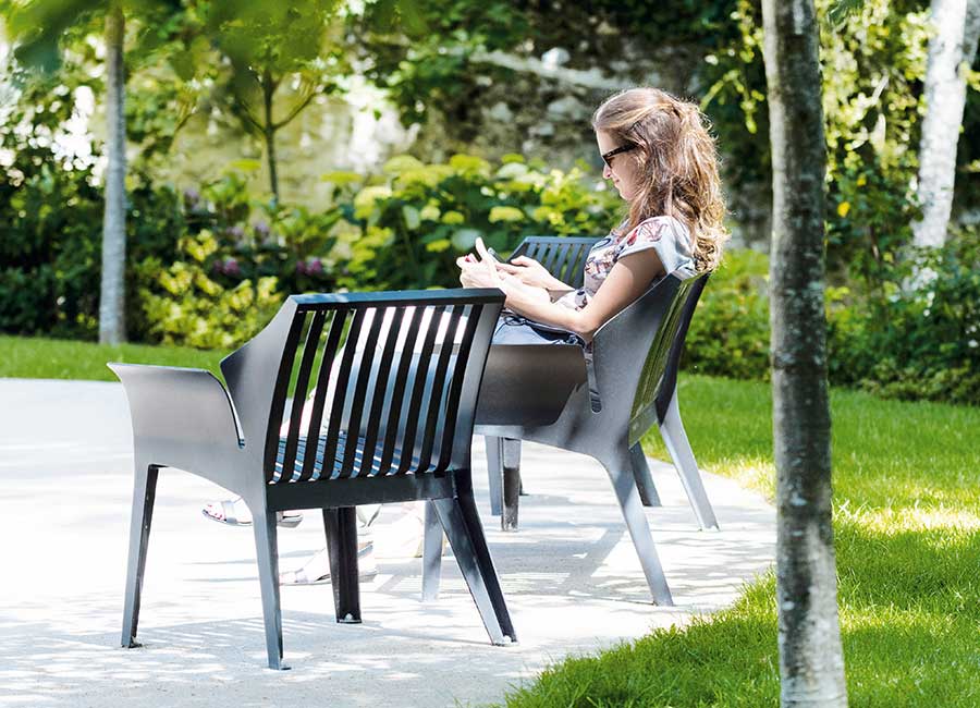 Bridge VANCOUVER conçu et fabriqué par Aréa mobilier urbain