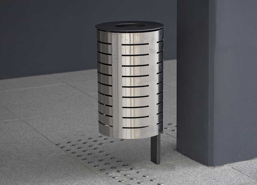 Litter receptacle - Marguerite inox