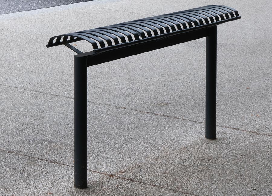 Assis-debout BILBAO conçu et fabriqué par Aréa mobilier urbain