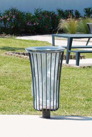 Area - Litter receptacle - Narcisse