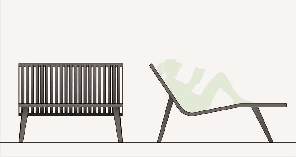 Area - Lounge chair - Michigan 