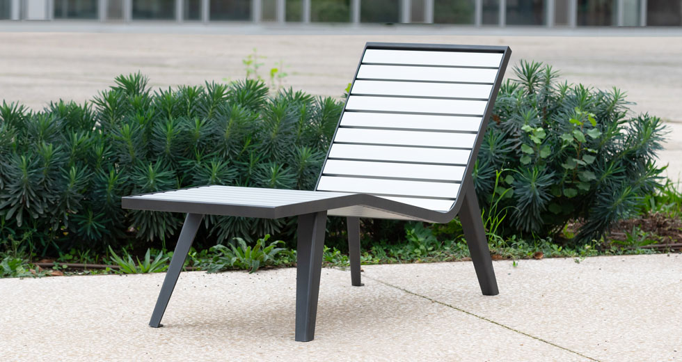 Area - Lounge chair - Michigan aluminium