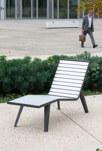 Area - Lounge chair - Michigan aluminium