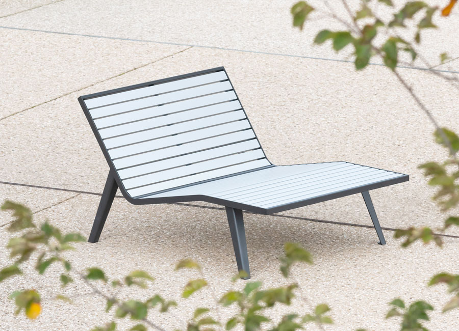 Lounge chair - Michigan aluminium