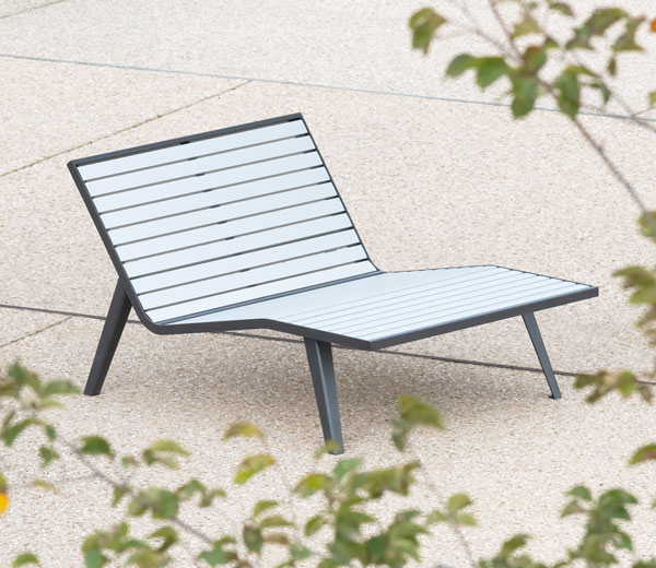 Area - Lounge chair - Michigan aluminium