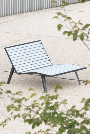 Area - Lounge chair - Michigan aluminium