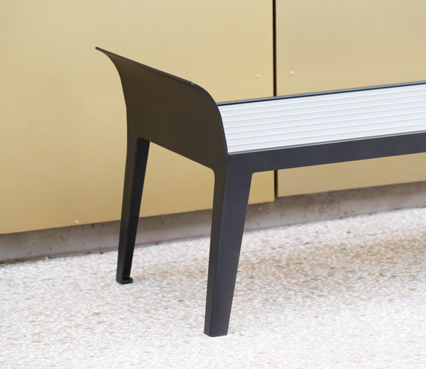 Area - Backless bench - Ontario aluminium