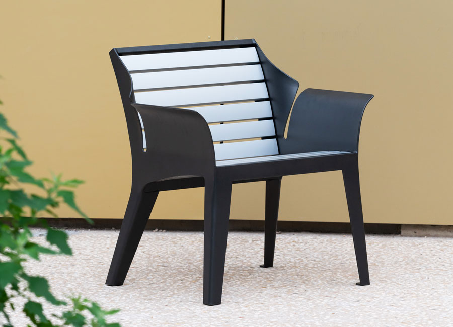 Seat and armchair - Vancouver aluminium