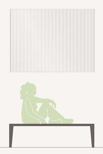 Area - Backless bench - Atlanta aluminium