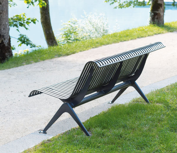 Area - Bench with backrest - Lisbonne